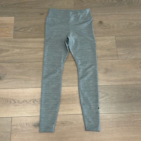 NIKE Heathered Gray One Dri-Fit Workout Running Active Legging Bottoms Size M - Picture 4 of 13